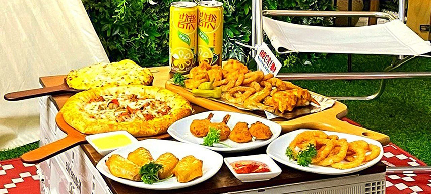 酸菜魚、雞爪、炸雞、甜品、披薩……搶占露營新場景，不負春游好“食”光